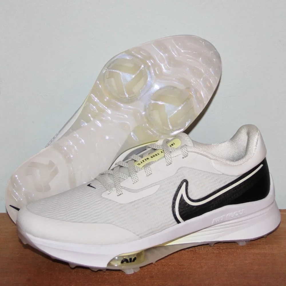 Nike Air Zoom Infinity Tour NEXT% Golf Shoes Mens 9 Summit White Black - Picture 1 of 6